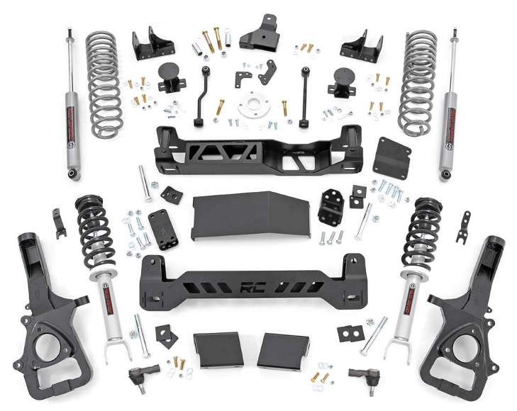 Rough Country 6" Coilover Lift Kit N3 Shocks 19-up Ram 1500 4WD